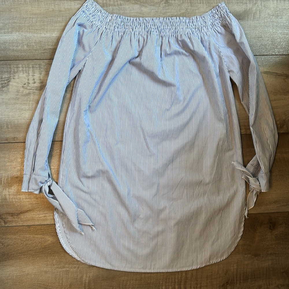 Molly Bracken off the shoulder striped tunic - Picture 7 of 7